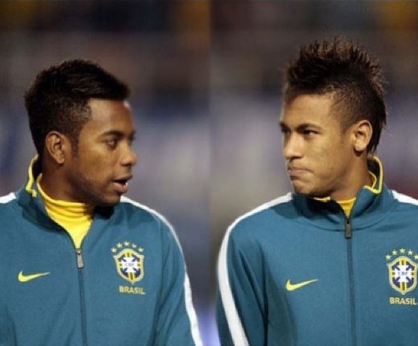 Robinho parabeniza Neymar pelo aniversário (Foto: Instagram/Reprodução)