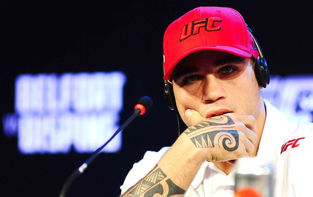 Daniel Sarafian na coletiva do UFC em São Paulo (Foto: Marcos Ribolli / Globoesporte.com)