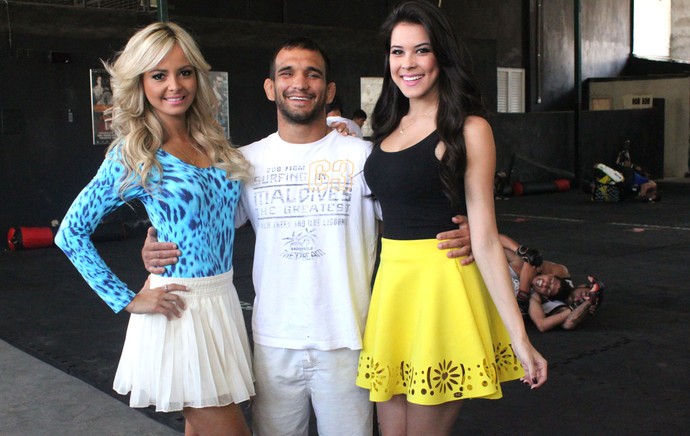Camila Oliveira, Jhenny Andrade e Rani Yahya, Ring Girls UFC Brasilia (Foto: Fabrício Marques)