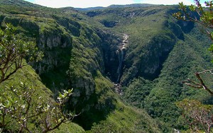 Fartura de água faz do Vale das Cachoeiras um oásis de mata verde (rede globo)