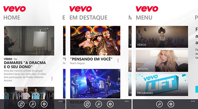 VEVO traz videoclipes de artistas e conteúdos exclusivos para o seu Windows Phone (Foto: Divulgação/Windows Phone Store)