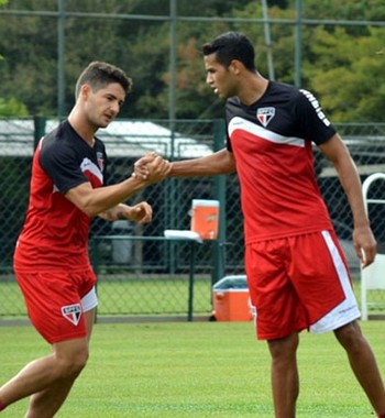 Treino São Paulo-Alexandre Pato (Foto: Divulgação / site oficial São Paulo)