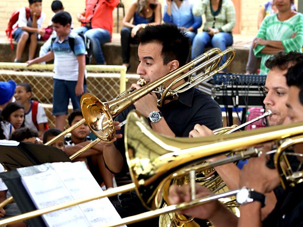 Músicos do quinteto de metais Brasília Brass (Foto: Paula Pratini/Divulgação)