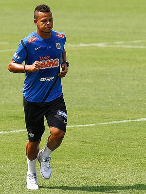 Bill no treino do Santos (Foto: Ricardo Saibun / Divulgação Santos FC)