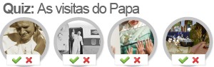 Quantas vezes o Brasil já recebeu o Papa? (Editoria de Arte/G1) Quantas vezes o Brasil já recebeu o Papa? (Editoria de Arte/G1)