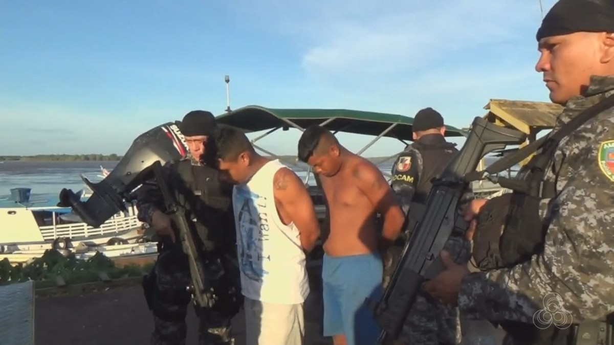 Homens são presos durante operação em Itacoatiara, no AM - Globo.com