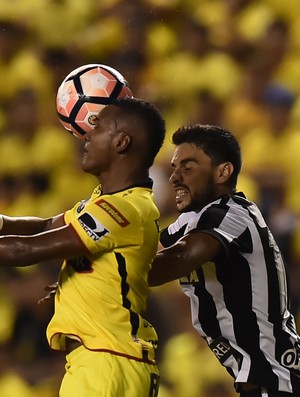 Barcelona de Guayaquil x Botafogo (Foto: AFP) Barcelona de Guayaquil x Botafogo (Foto: AFP)