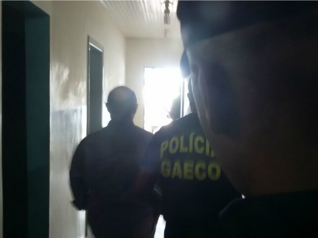 JosÃ© Riva foi preso neste sÃ¡bado em CuiabÃ¡ durante operaÃ§Ã£o do Gaeco.  (Foto: Luiz Gonzaga Neto/TVCA)