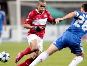 welliton e terry, spartak moscou x chelsea (Foto: Reuters)