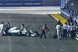 Quebra de cabo na coluna de direção provocou problemas de Nico Rosberg