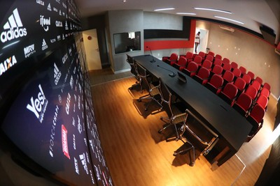sala de imprensa flamengo (Foto: Gilvan de Souza/Flamengo) sala de imprensa flamengo (Foto: Gilvan de Souza/Flamengo)