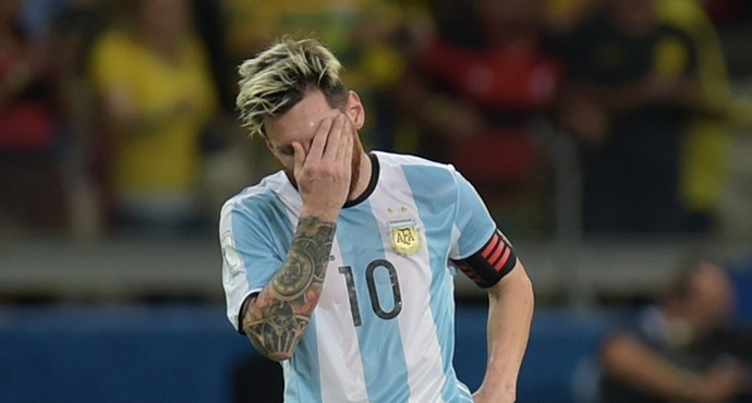 Messi Brasil x Argentina (Foto: AFP)