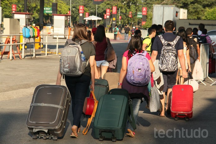Existem alguns que estão chegando já no domingo... (Foto: Renato Bazan/TechTudo) Existem alguns que estão chegando já no domingo... (Foto: Renato Bazan/TechTudo)