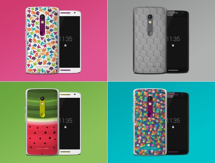 Moto Shells são inspiradas em temas como Pop Art e grafiti (Foto: Divulgação/Motorola)