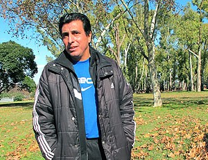Alfredo Graciani, ex-jogador do Boca Juniors (Foto: Alexandre Lozetti / Globoesporte.com)