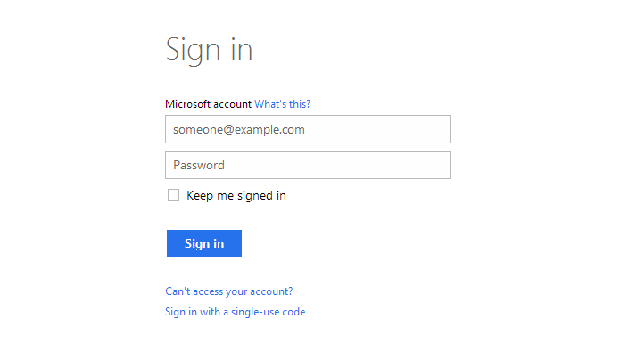 Faça login em sua conta do OneNote (Foto: Reprodução/Helito Bijora)