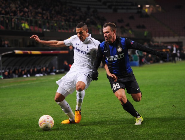 Antonio Cassano Inter de Milão Tottenham Liga Europa (Foto: Getty Images)