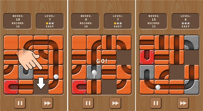 Unroll It é um jogo gratis para Windows Phone que desafia sua agilidade e raciocínio (Foto: Divulgação/Windows Phone Store)