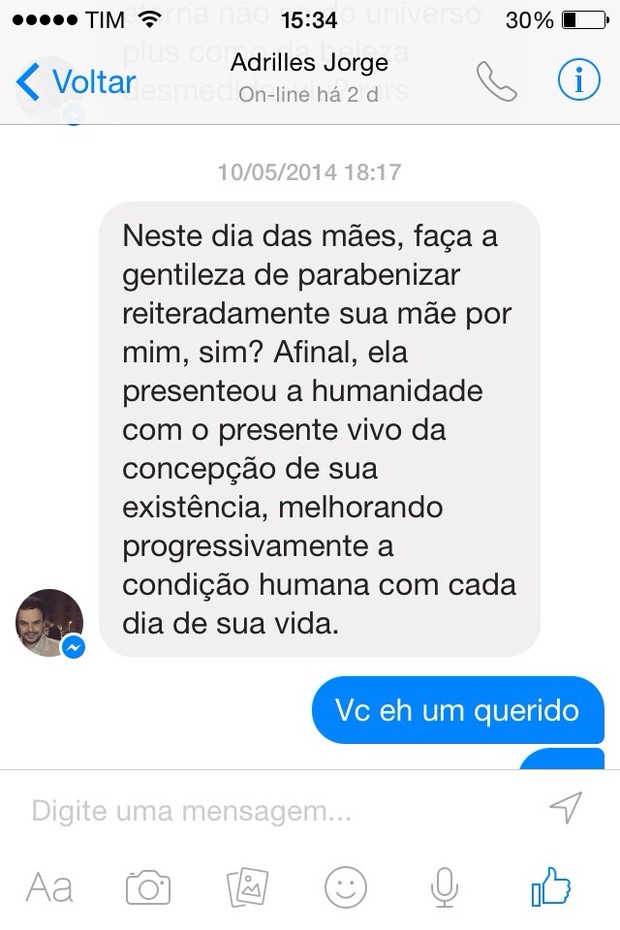 Miss brasil em conversa com o adrilles (Foto: Reprodução)