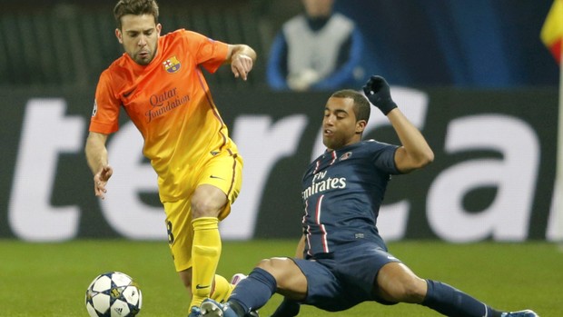 Jordi Alba Lucas PSG (Foto: Reuters)