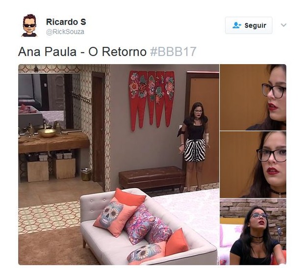 Falsa eliminação do BBB rende memes (Foto: Twitter / Reprodução)