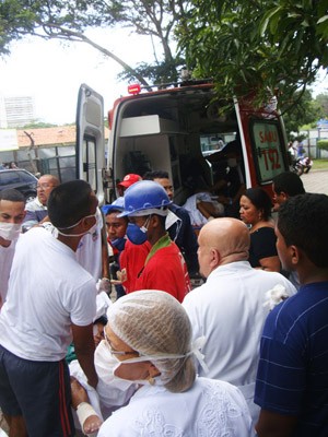 Pacientes foram transferidos para o Hospital Geral e unidades das UPAs (Foto: Igor Almeida/G1)