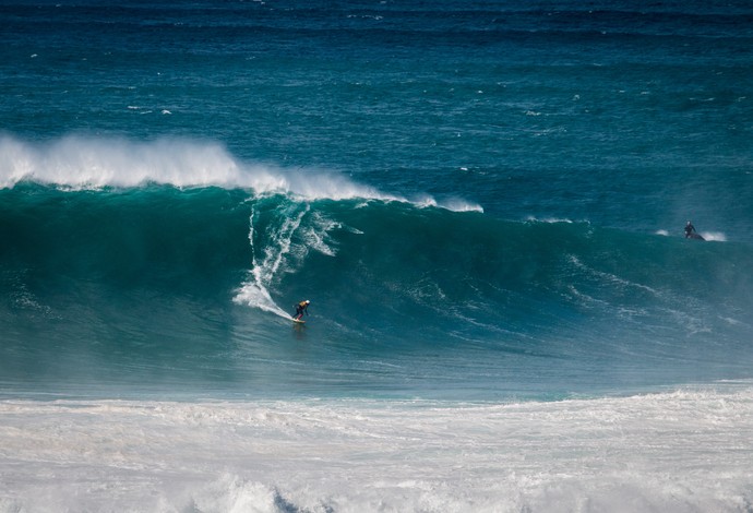 Gabriel O Pensador onda gigante Nazaré surfe (Foto: Pedro Morais/Divulgação) Gabriel O Pensador onda gigante Nazaré surfe (Foto: Pedro Morais/Divulgação)