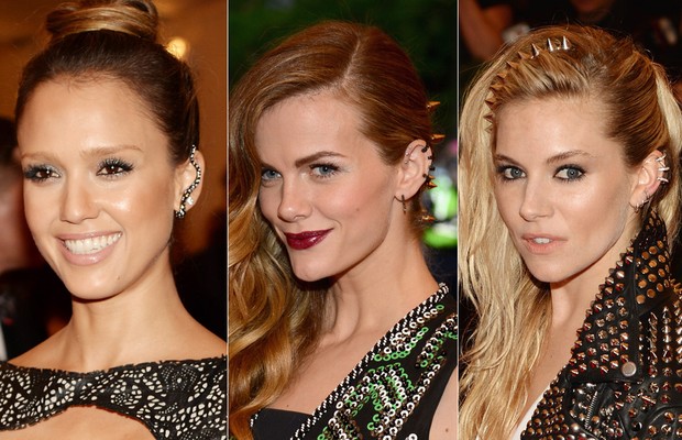 Jessica Alba, Brooklyn Decker e Sienna Miller (Foto: AFP/ Agência)