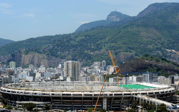 obras estádio Maracanã Copa 2014 Fifa (Foto: AFP)