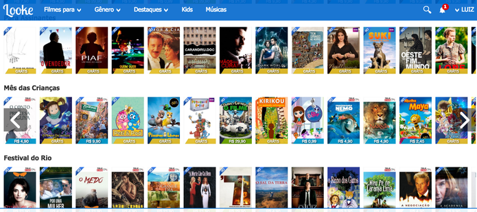 Saiba assistir vídeos offline no Looke, rival do Netflix (Foto: Reprodução/Felipe Vinha)