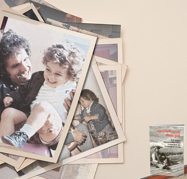 * Luís Colombini é jornalista. Publicou 54 depoimentos no livro Aprendi com meu pai. Com o filho Tales escreveu o livro infantil Abacaecó – Ninguém me entende (Foto: Fotos: arq. pessoal e divulgação)