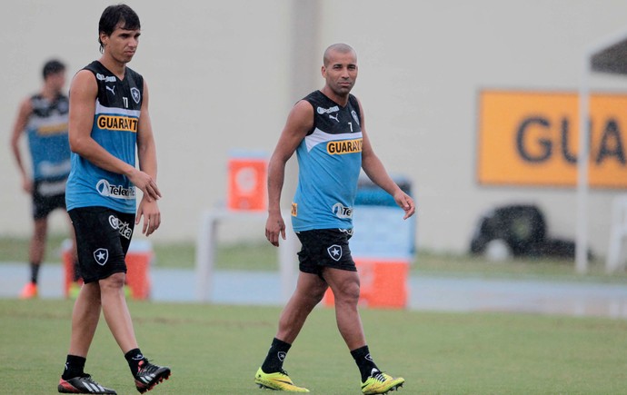 Emerson Sheik Treino Botafogo (Foto: Márcio Mercante/Agência Estado)
