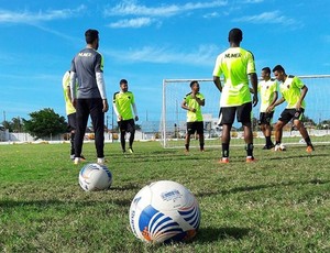Botafogo-PB, treino (Foto: Divulgação / Botafogo-PB)