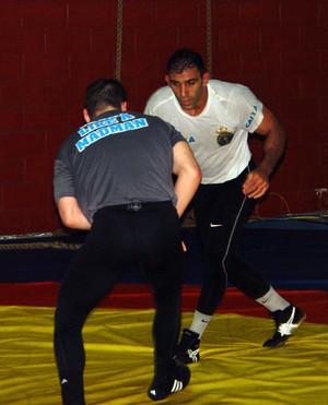 Adrian Jaoude luta olímpica (Foto: Thiago Benevenutte)