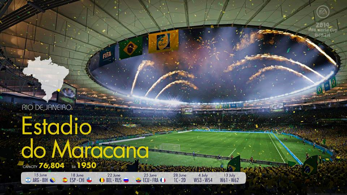 Maraca é o palco do fim do Caminho Para o Rio (Foto: Divulgação/EA)