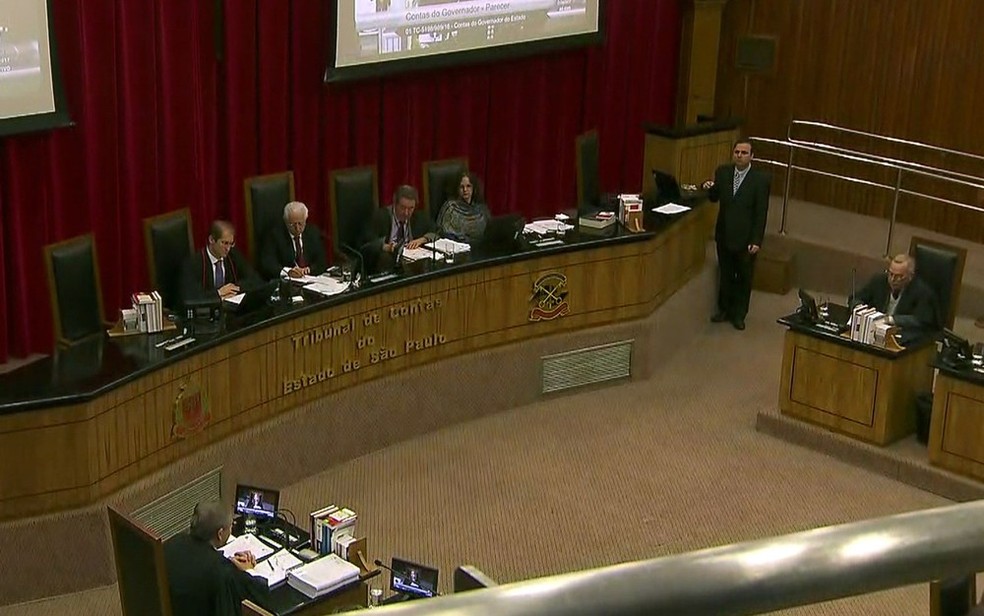 TCE aprova contas de Alckmin (Foto: TV Globo/Reprodução)