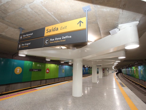 Estação é a 36ª do Metrô e a quarta situada na Tijuca (Foto: Clarice Castro/ GERJ)