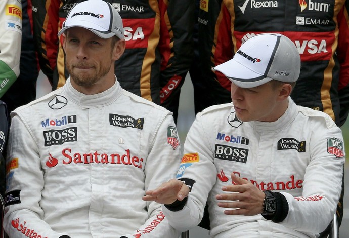 Jenson Button Kevin Magnussen (Foto: Reuters)
