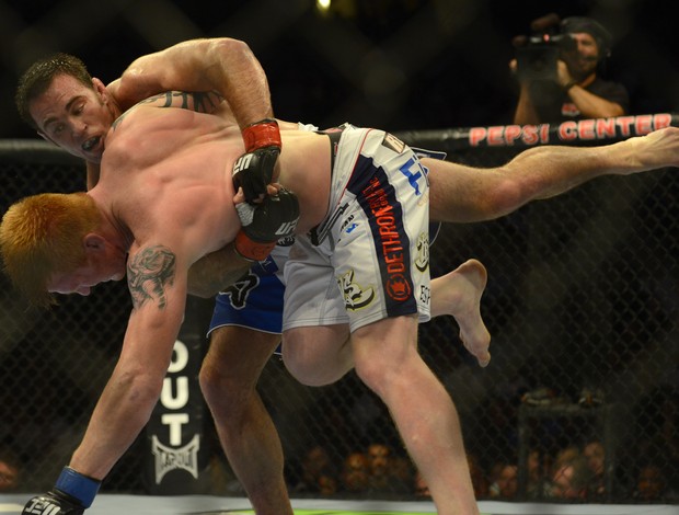 Jake Shields x Ed Herman UFC 150 (Foto: Associated Press AP)