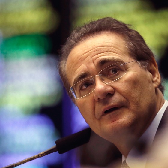 O presidente do Senado, Renan Calheiros (Foto: Eraldo Peres/AP)
