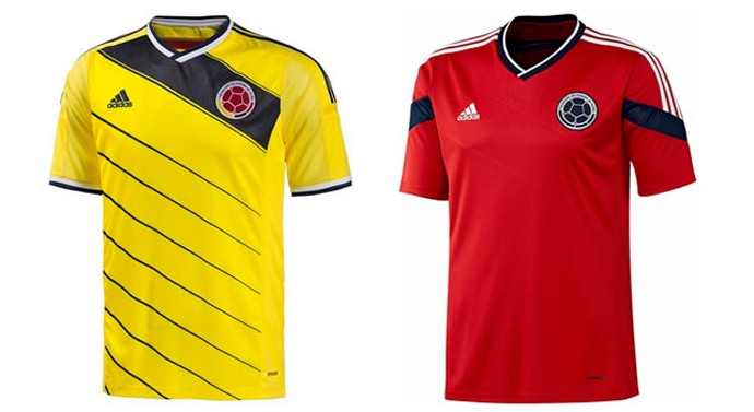 colombia camisa copa Every single World Cup kit (all 32 teams, home & away) on one page