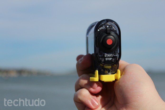 Sony Action Cam HDR-AS15 (Foto: Anna Kellen/TechTudo) Sony Action Cam HDR-AS15 (Foto: Anna Kellen/TechTudo)
