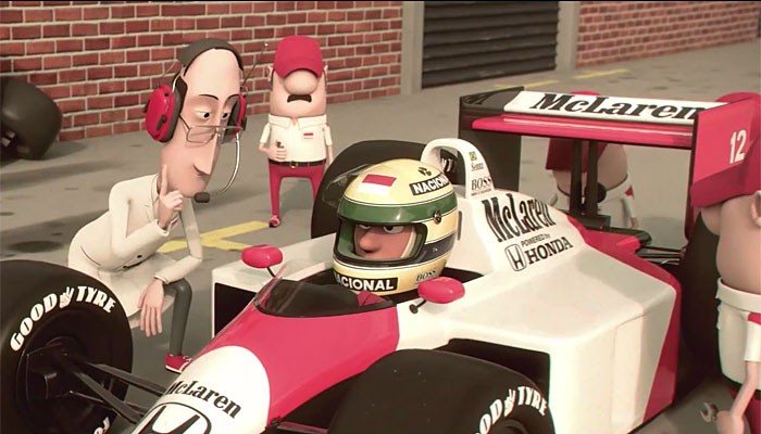 Ayrton Senna no Tooned