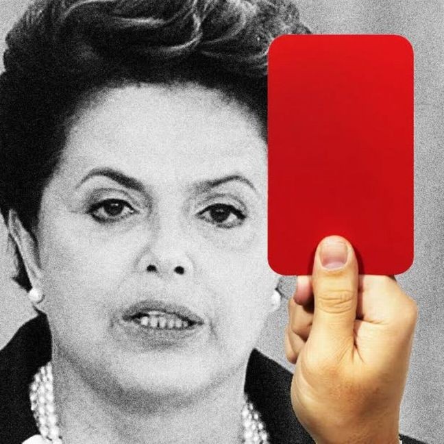 Cartão vermelho Dilma (Foto: Arte: Antonio Lucena)
