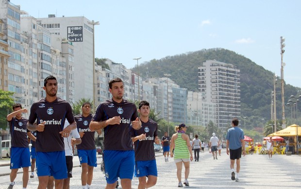 Grêmio treino Rio de Janeiro (Foto: Bruno Junqueira | TXT Assessoria)