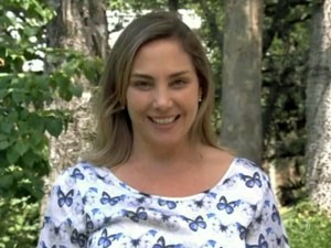 Heloísa Périssé relembra sua história no Domingão (Foto: TV Globo)