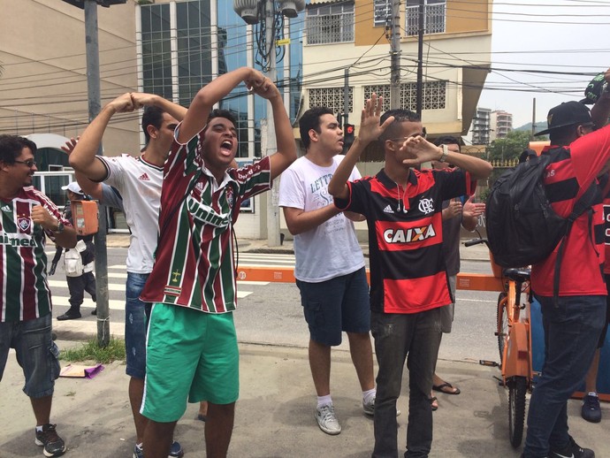 Torcedores Flamengo - FLuminense - ferj (Foto: Sofia Miranda) Torcedores Flamengo - FLuminense - ferj (Foto: Sofia Miranda)
