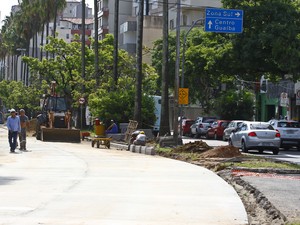 BRT Protásio Alves Porto Alegre Cruzamentos com com a Garibaldi e Santo Antônio já foram concretados. Obra atingiu 93% de sua conclusão (Foto: Joel Vargas/PMPA)