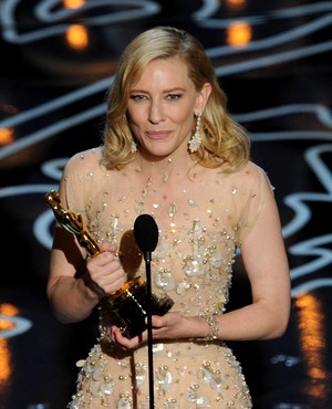 Cate Blanchett na cerimônia do Oscar (Foto: Getty Images)