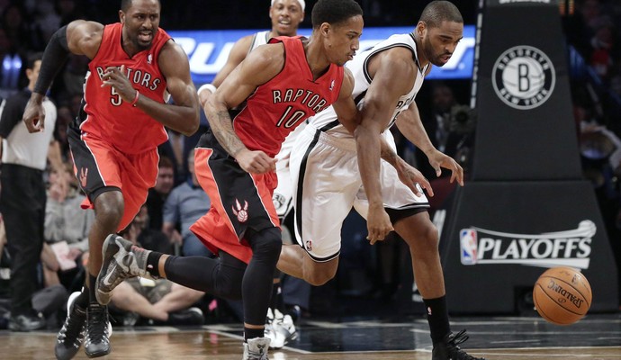 Basquete NBA - Toronto Raptors x Brooklyn Nets, Demar DeRozan (Foto: EFE) Basquete NBA - Toronto Raptors x Brooklyn Nets, Demar DeRozan (Foto: EFE)